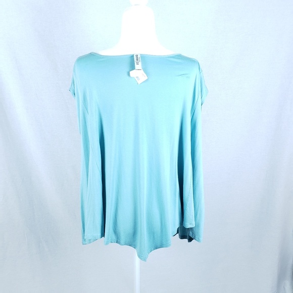 Cookies  Lt. Blue Assymetrical Top NWT - Picture 3 of 5